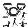 Bandas de resistência com alças para homens e mulheres - equipamento de treinamento de força, corda 5 níveis, tubo banda, exercício, treino, casa