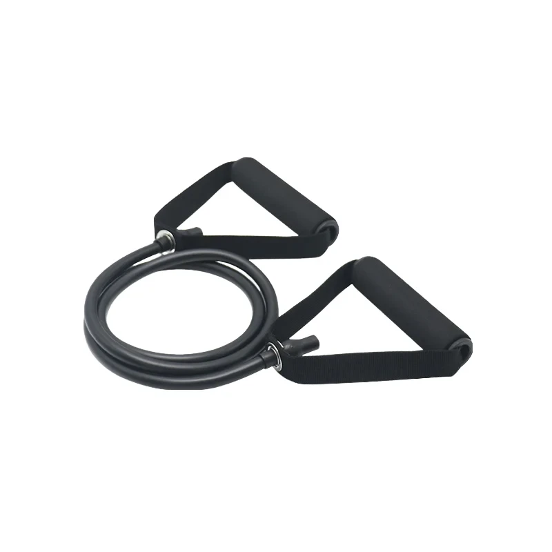 Bandas de resistência com alças para homens e mulheres - equipamento de treinamento de força, corda 5 níveis, tubo banda, exercício, treino, casa