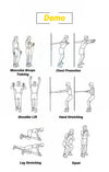 Bandas de resistência com alças para homens e mulheres - equipamento de treinamento de força, corda 5 níveis, tubo banda, exercício, treino, casa