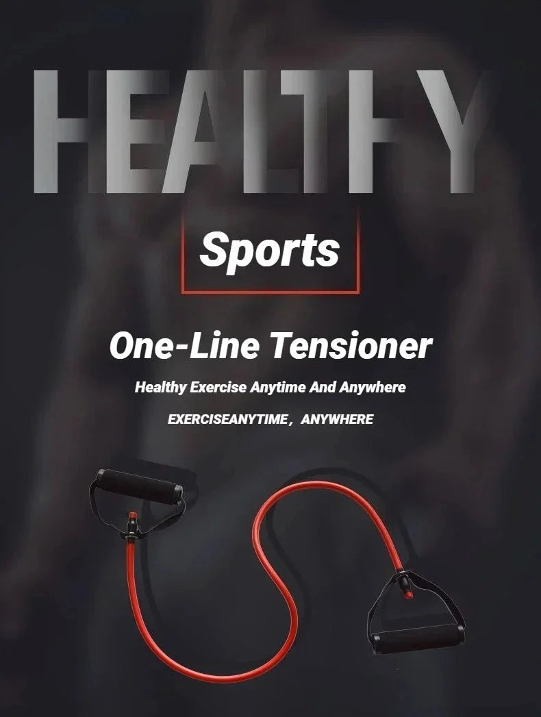 Bandas de resistência com alças para homens e mulheres - equipamento de treinamento de força, corda 5 níveis, tubo banda, exercício, treino, casa