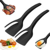 2 em 1 -  espátula pinças  com  revestimento antiaderente para: ovos, panquecas, peixe, torradas, omeletes.