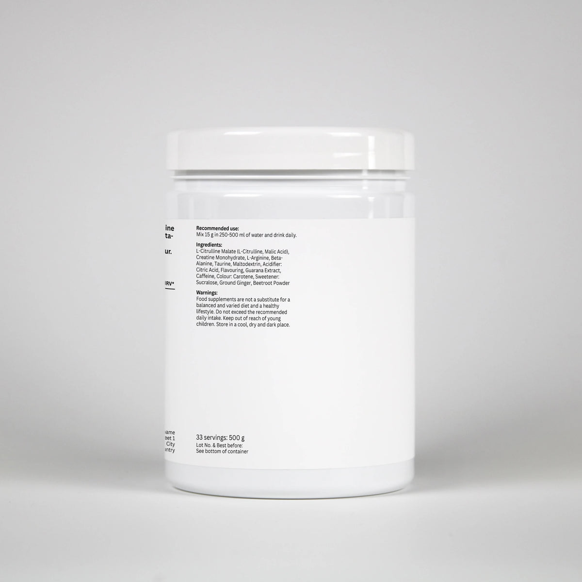 Pré-Treino Sabor Tropical - 500g