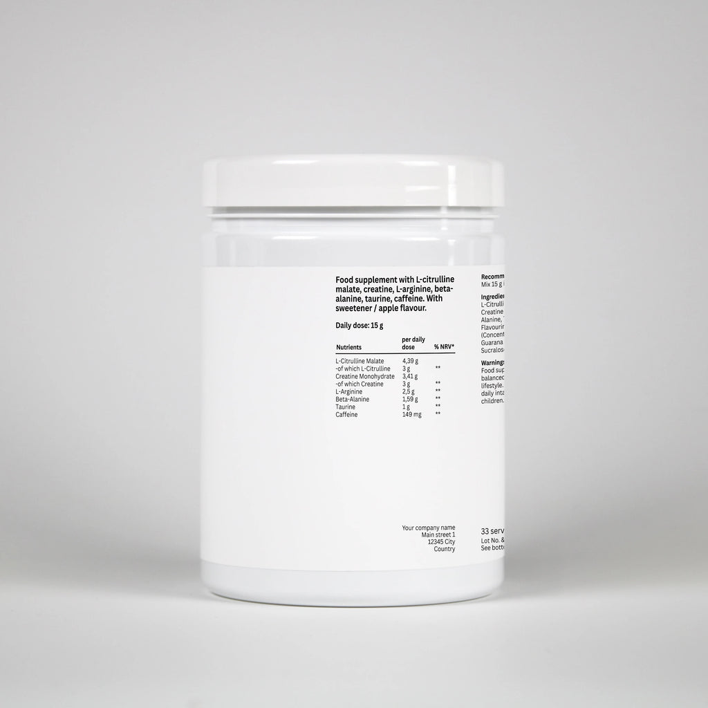 Pré-Treino Maçã Verde - 500g