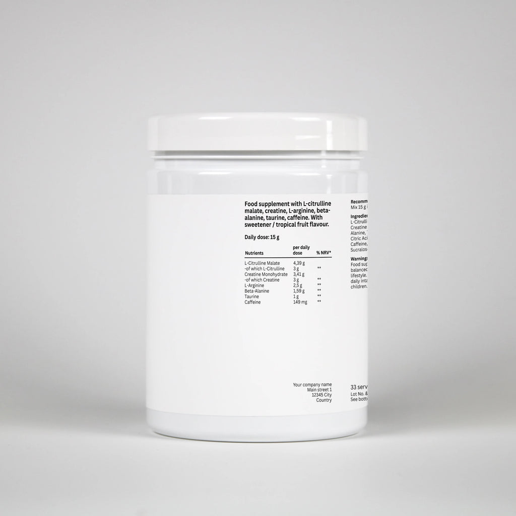Pré-entraînement Saveur Tropicale - 500g