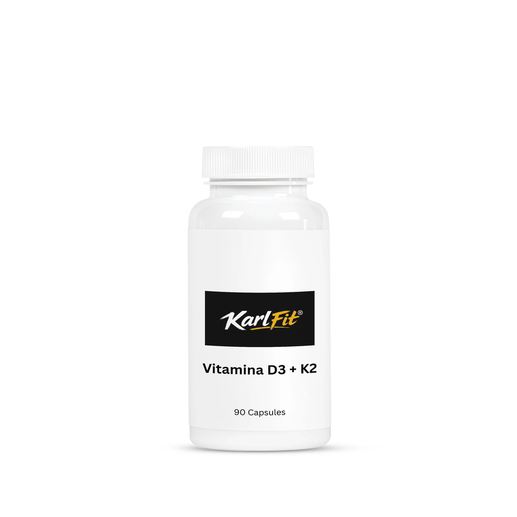 Vitaminas D3 + K2 – 90 Capsules