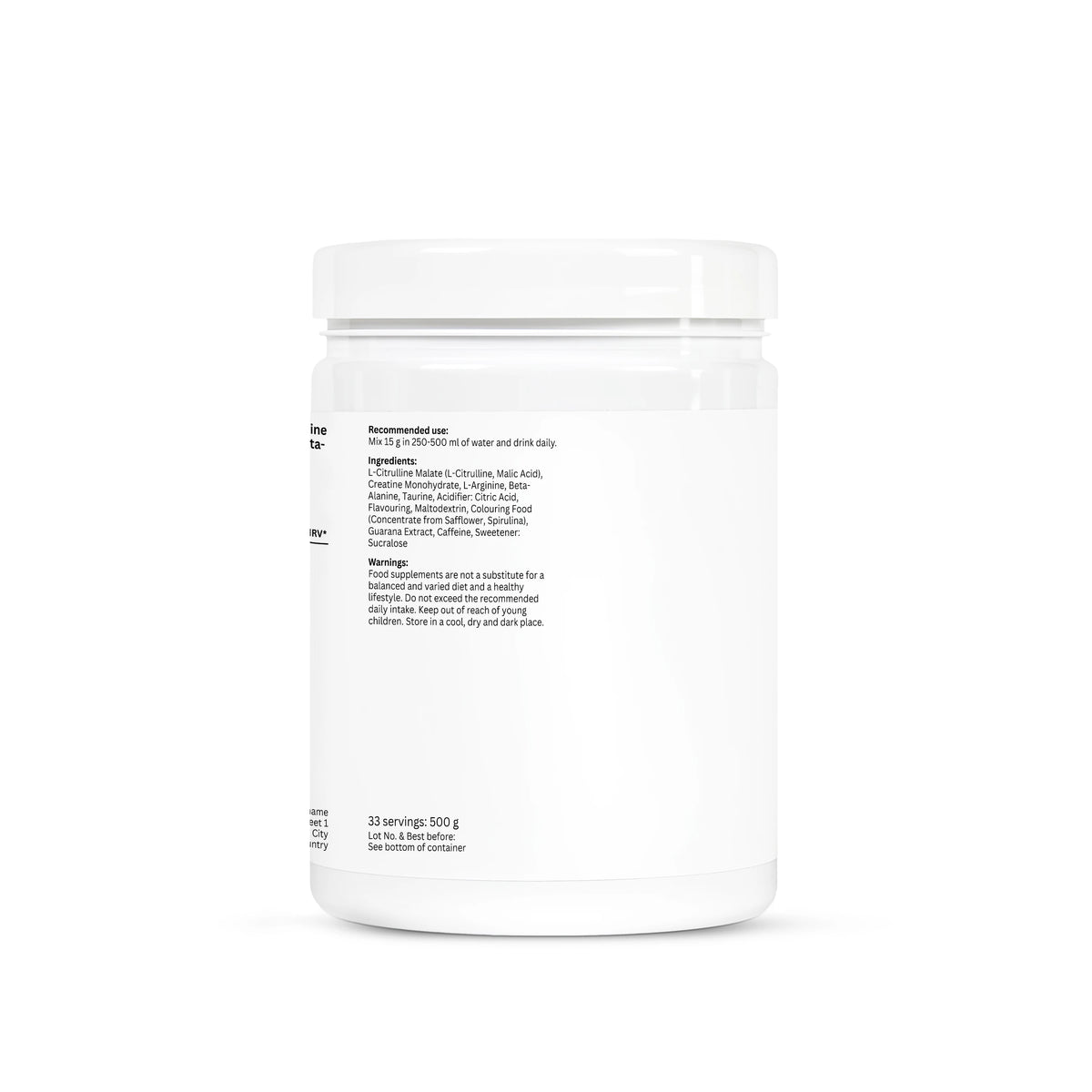 Pré-Treino Maçã Verde - 500g