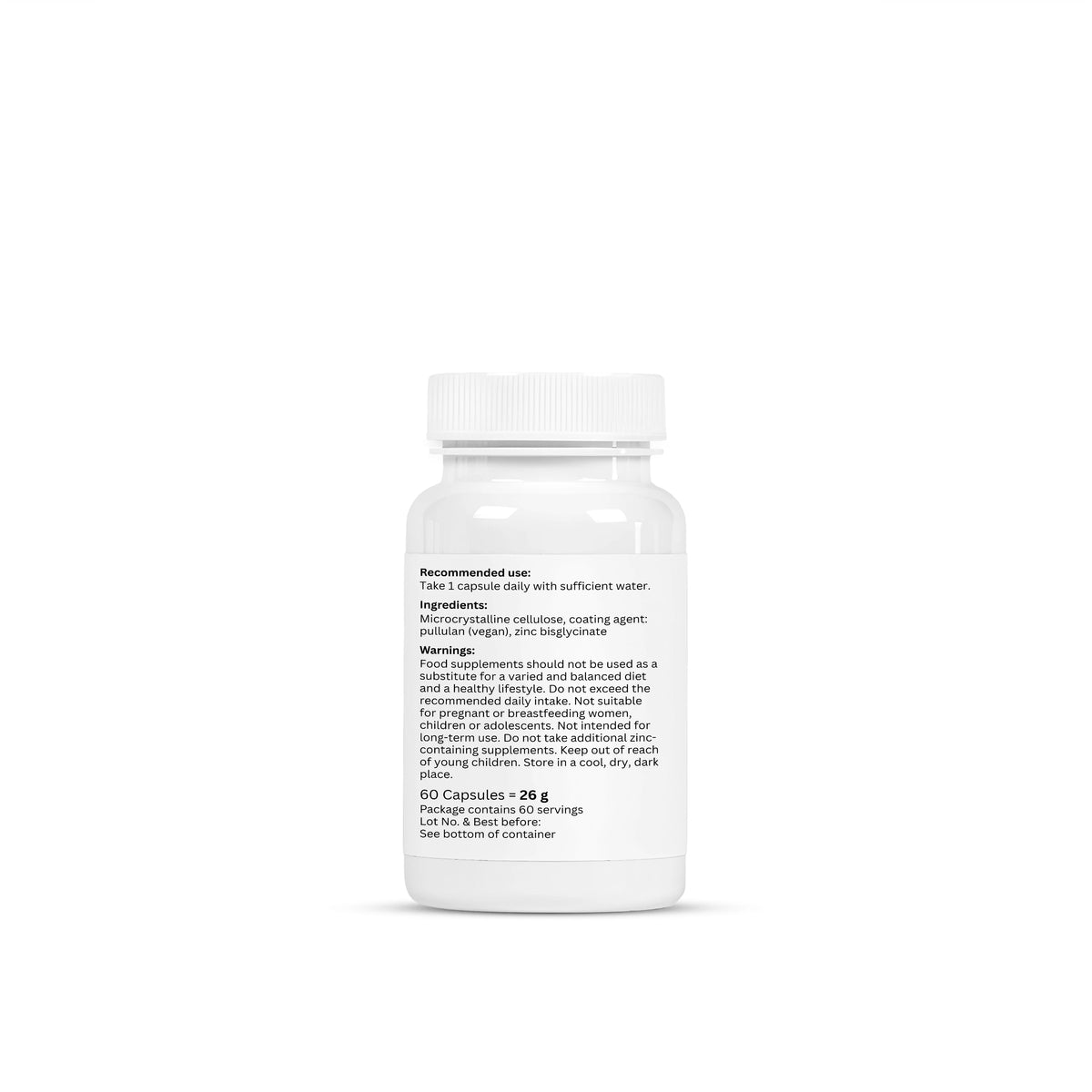 Zinco Bisglicinato  – 60 Capsules