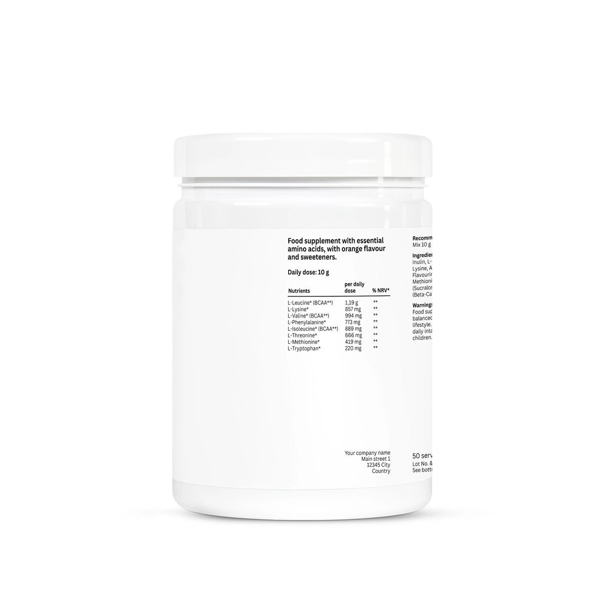 Aminoácidos - EAA Orange - 500g