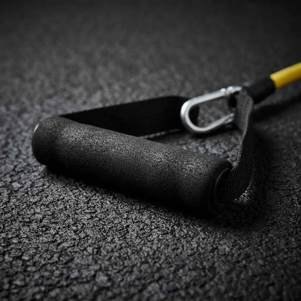 Bandas de resistência com alças para homens e mulheres - equipamento de treinamento de força, corda 5 níveis, tubo banda, exercício, treino, casa