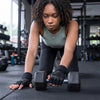 Luvas desportivas de treinamento para homens e  mulheres para  fitness e o ginásio - protege a mão, o  pulso, a  palma.